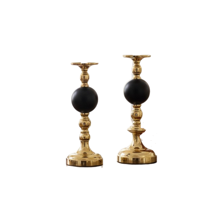 Baroque-Inspired Crystal Candle Stand