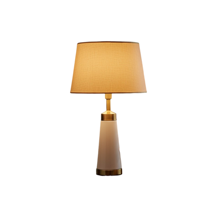 Cylindrical Metal Side Table Lamp