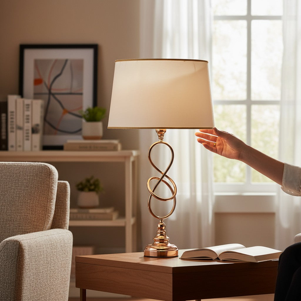 Brionne Petite Brass Side Table Lamp