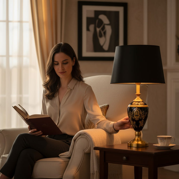 Medusa Royale Glass Lamp