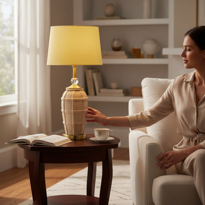 Elysian Prestige Accent Ceramic Table Lamp