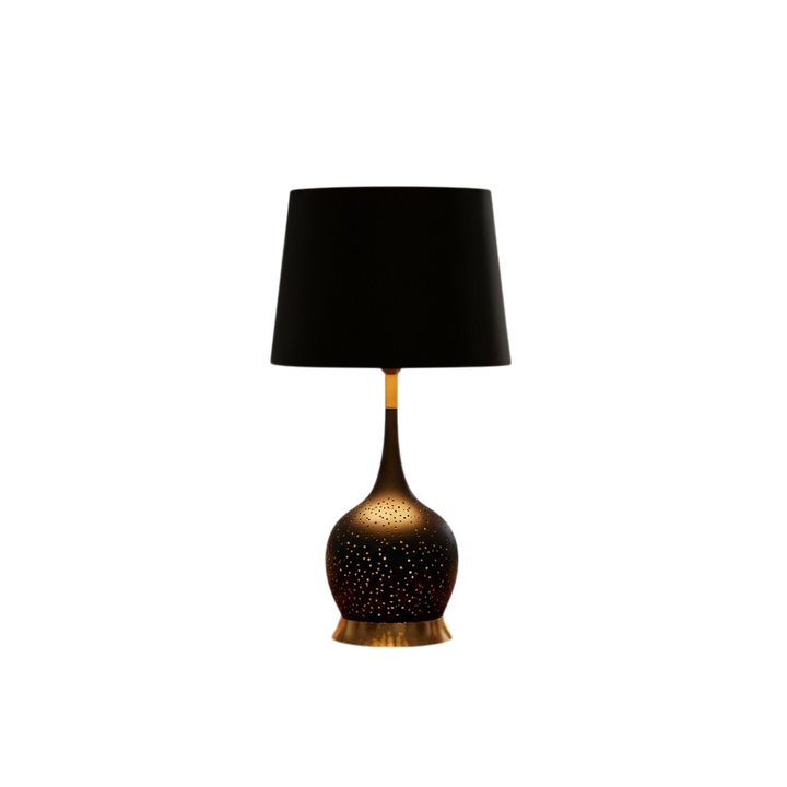 Camden Split-Light Brass LED Table Lamp
