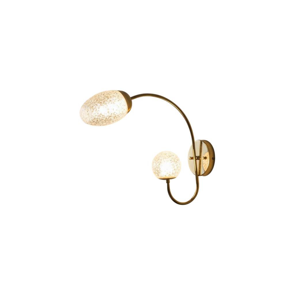 Nova Sphere Brass Wall Light