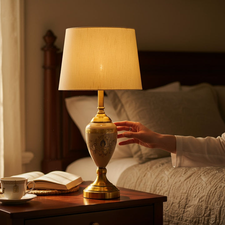 Versace Beige Terra Luxe Table Lamp