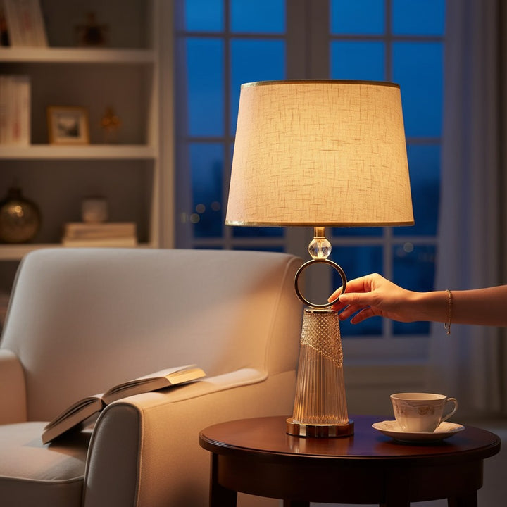 Solari Crystal Glow Sphere Lamp