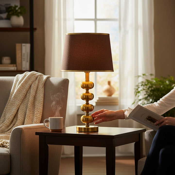 Eden Brass Glow Table Lamp