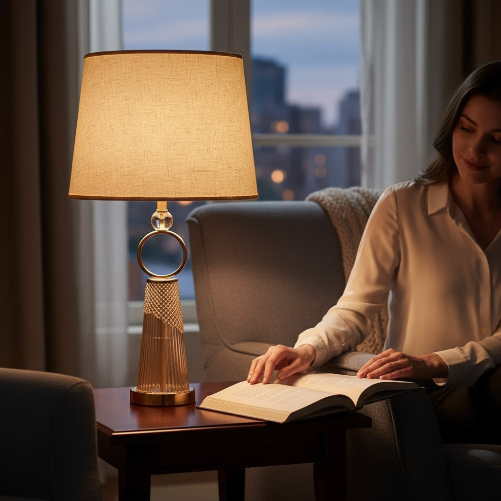 Solari Crystal Glow Sphere Lamp