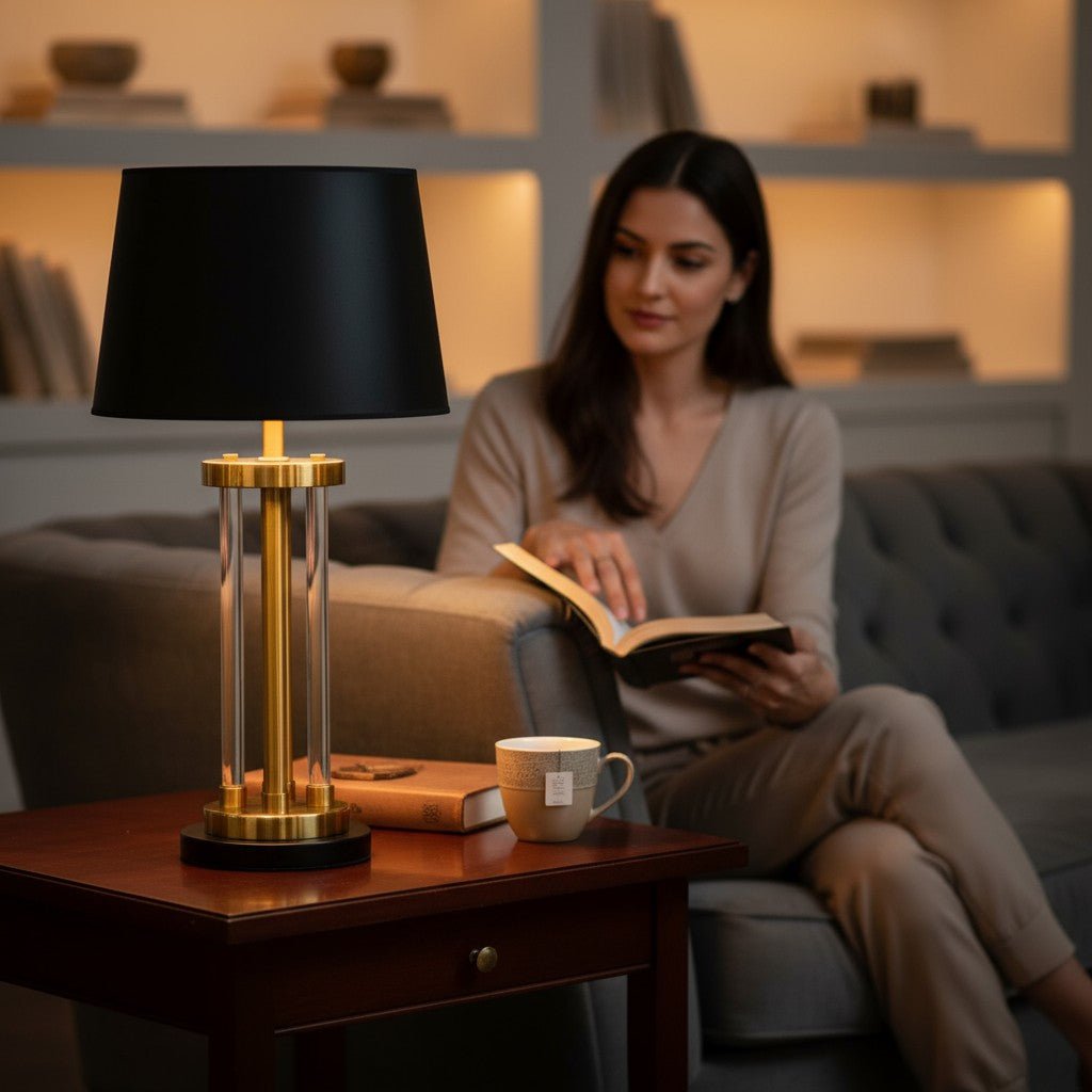 Ionis Contemporary Brass Lamp