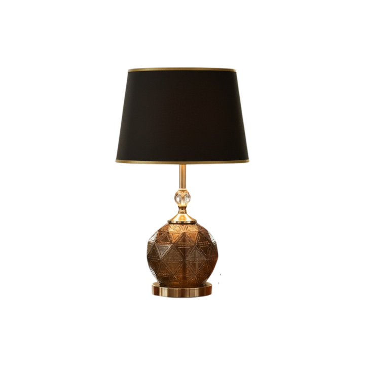 The Amara Ripple Brass Lamp