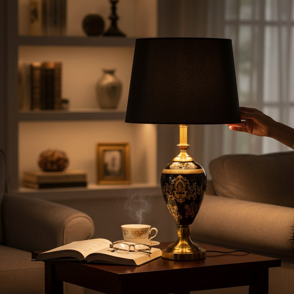 Medusa Royale Glass Lamp