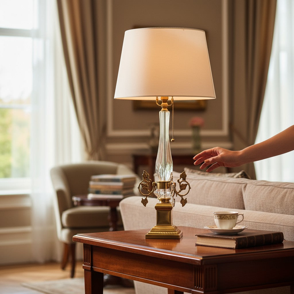 Classical Crystal Metal Lamp (LS483)