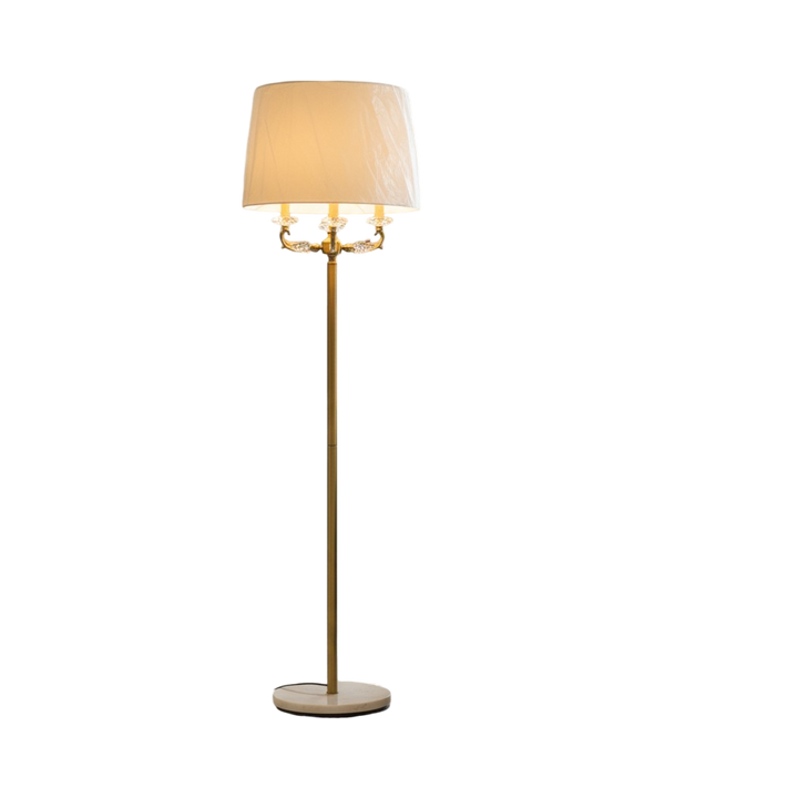Elysian Glow Metallic Quad Light Floor Lamp