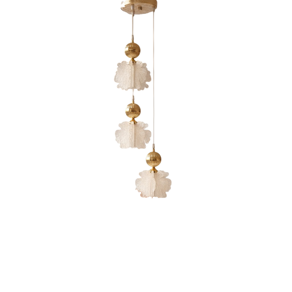 Florencia Gold Petal Pendant Lights