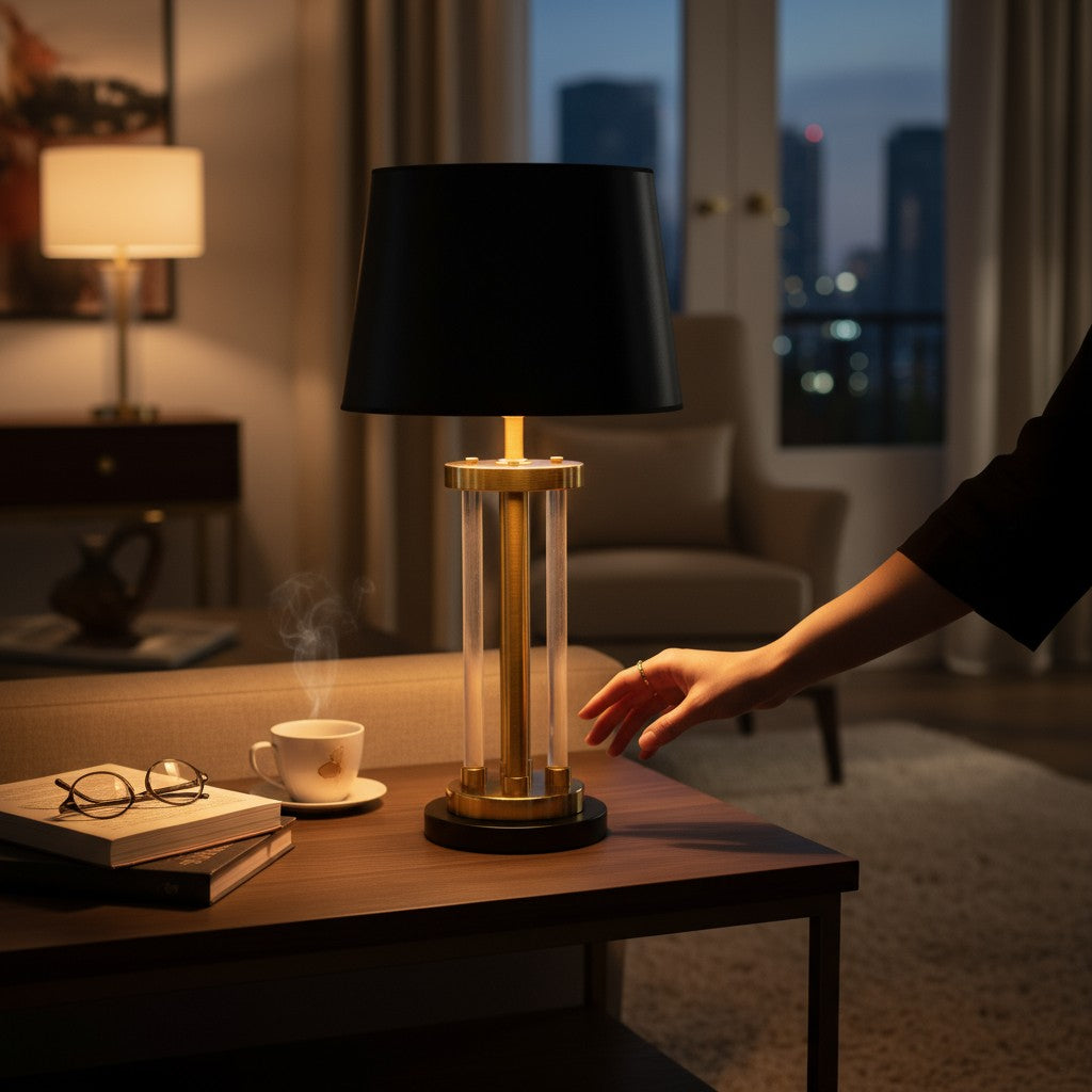 Ionis Contemporary Brass Lamp