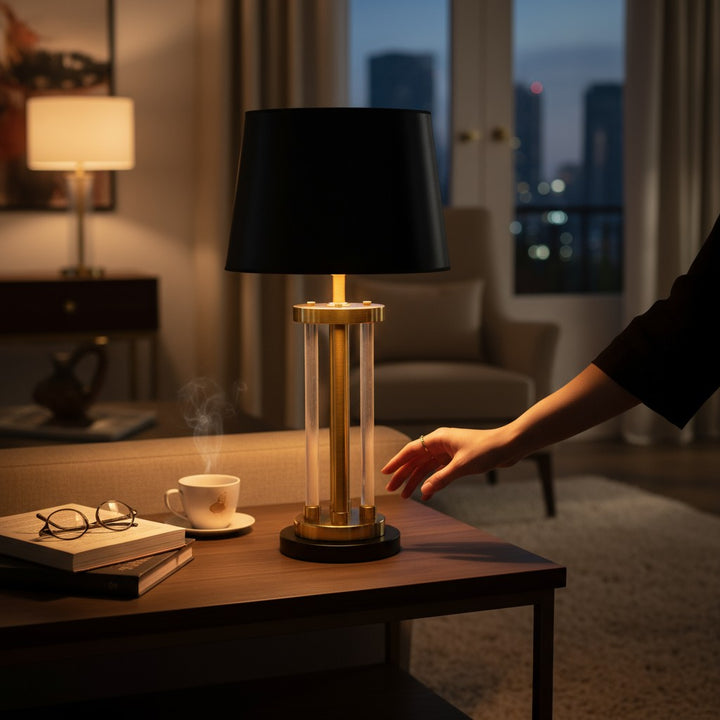 Ionis Contemporary Brass Lamp