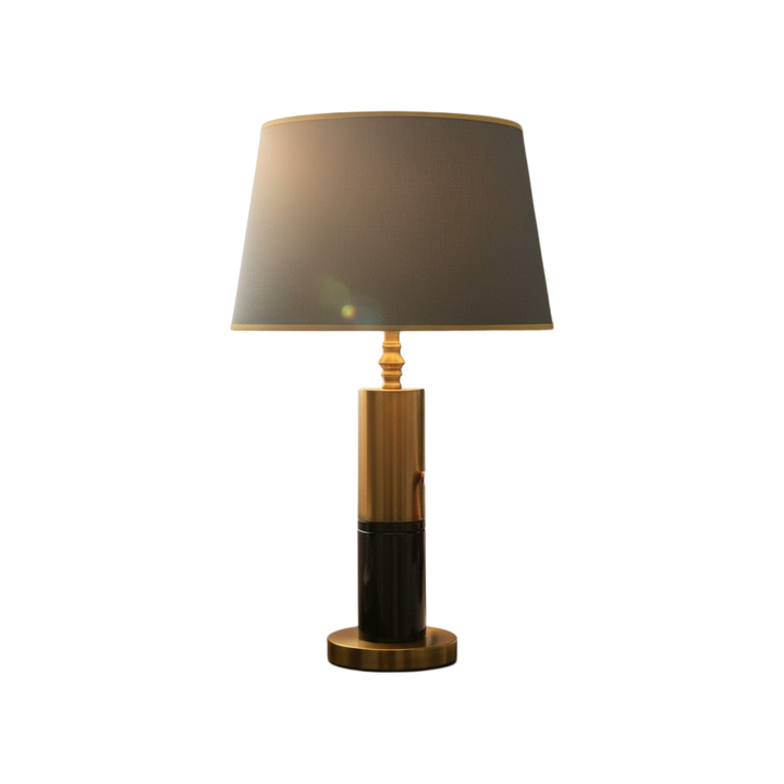 Orion Brass-Finished Modern Table Lamp