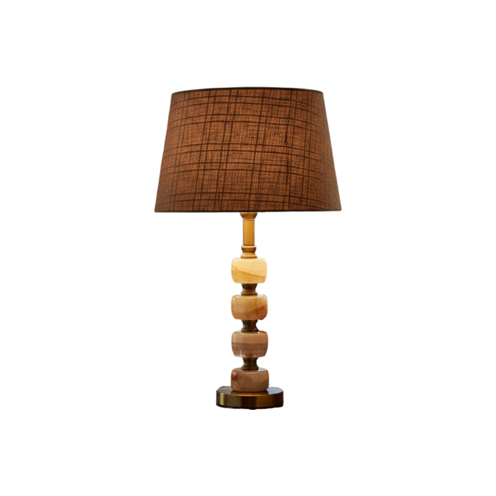 Tallis Vintage Brass Side Lamp