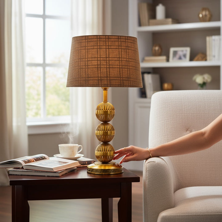 Vireo Brass Finish Accent Lamp