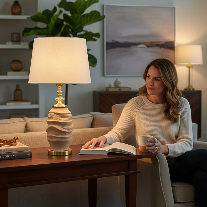 Linea Majestic Modern Ceramic Lamp