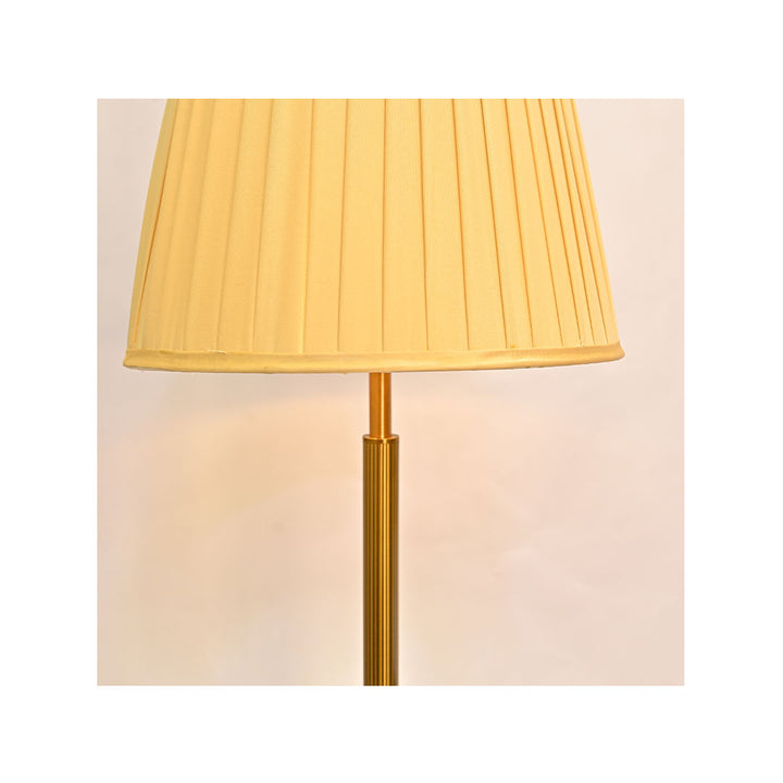 Celestia Radiance – Metallic Crystal Floor Lamp