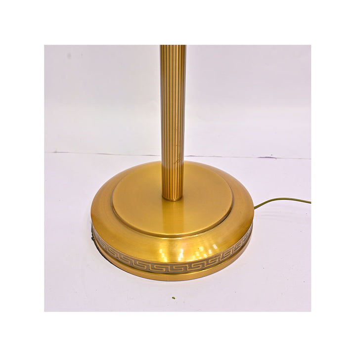 Celestia Radiance – Metallic Crystal Floor Lamp