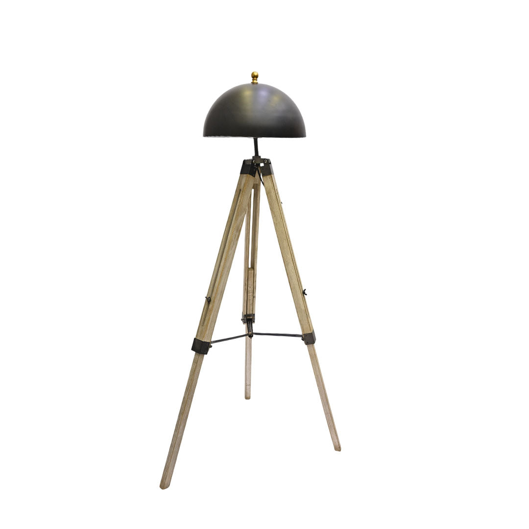 Eclipse Trio – Black Tripod Pod Floor Lamp