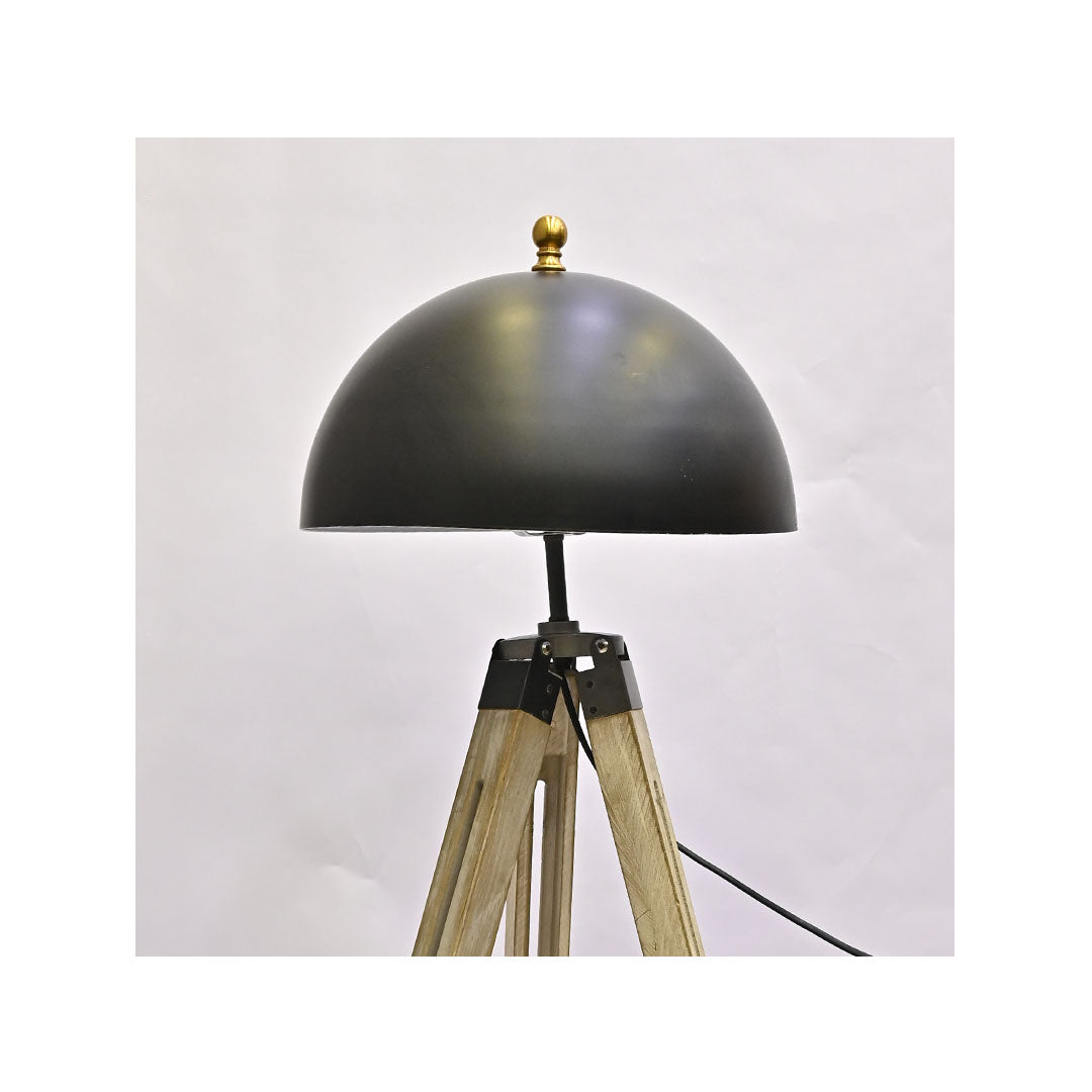 Eclipse Trio – Black Tripod Pod Floor Lamp