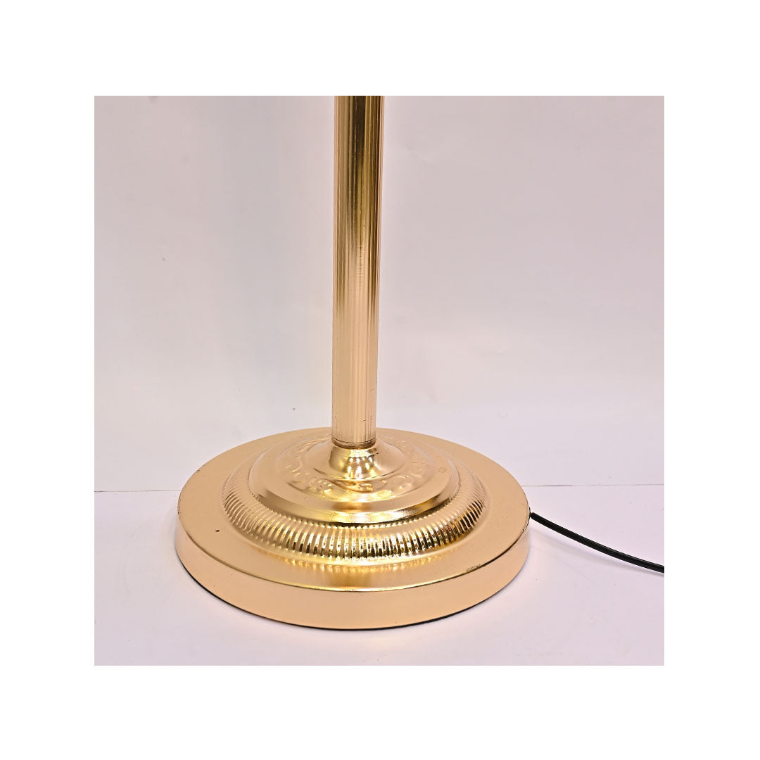 Stellar Glow – Metallic Crystal Floor Lamp