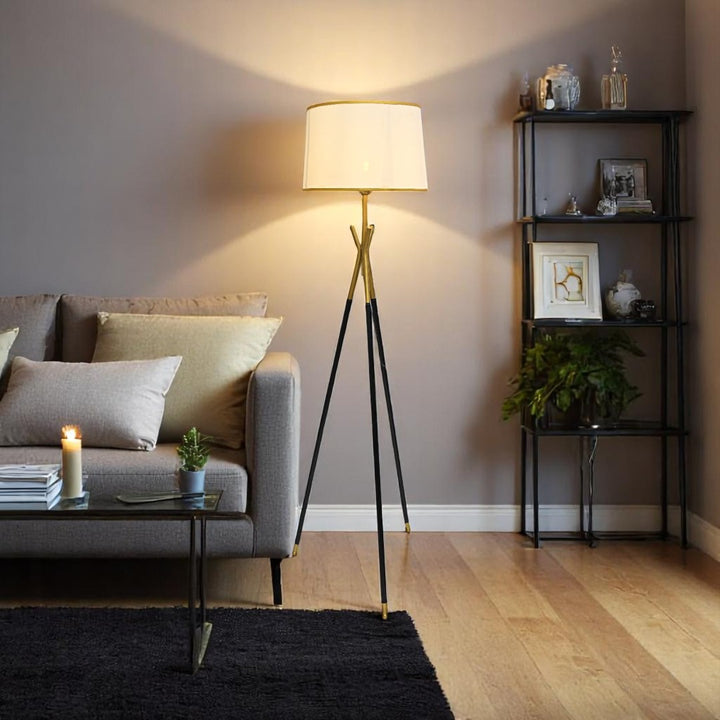 Halo Pod – Metallic Floor Lamp