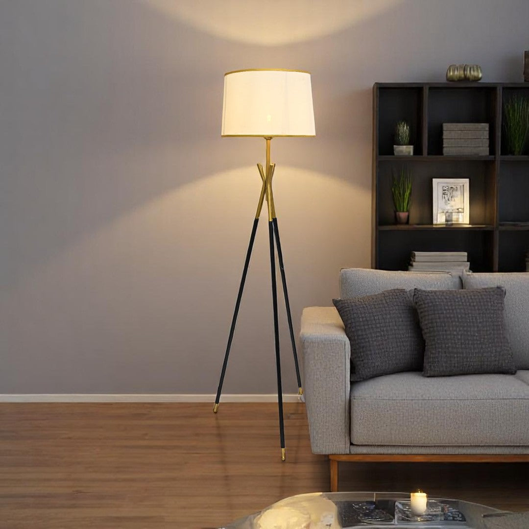 Halo Pod – Metallic Floor Lamp