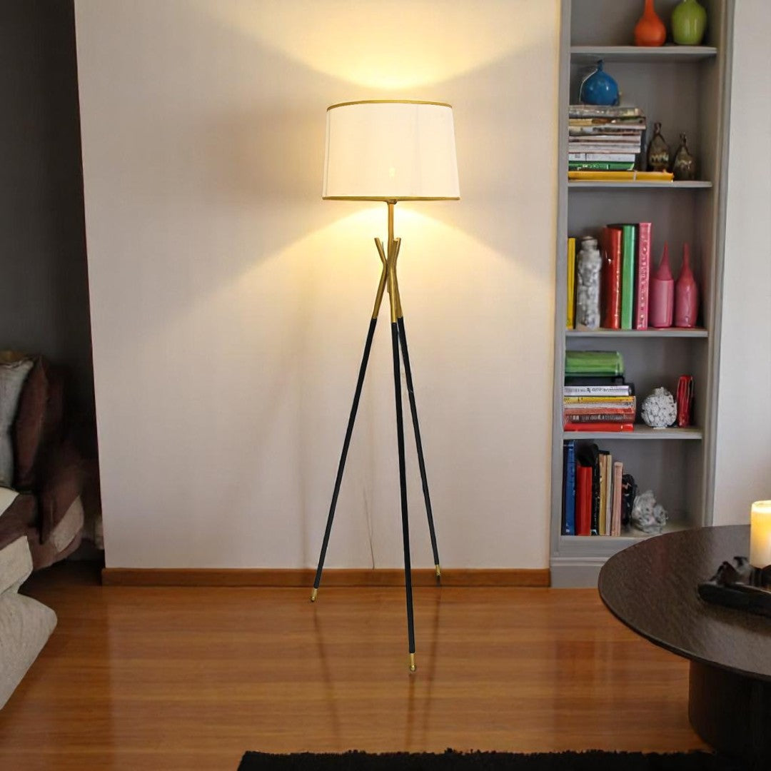 Halo Pod – Metallic Floor Lamp