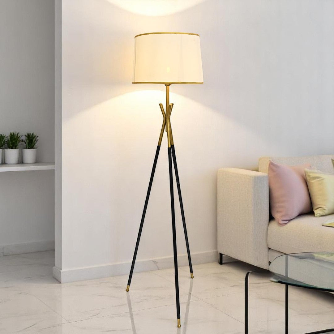 Halo Pod – Metallic Floor Lamp