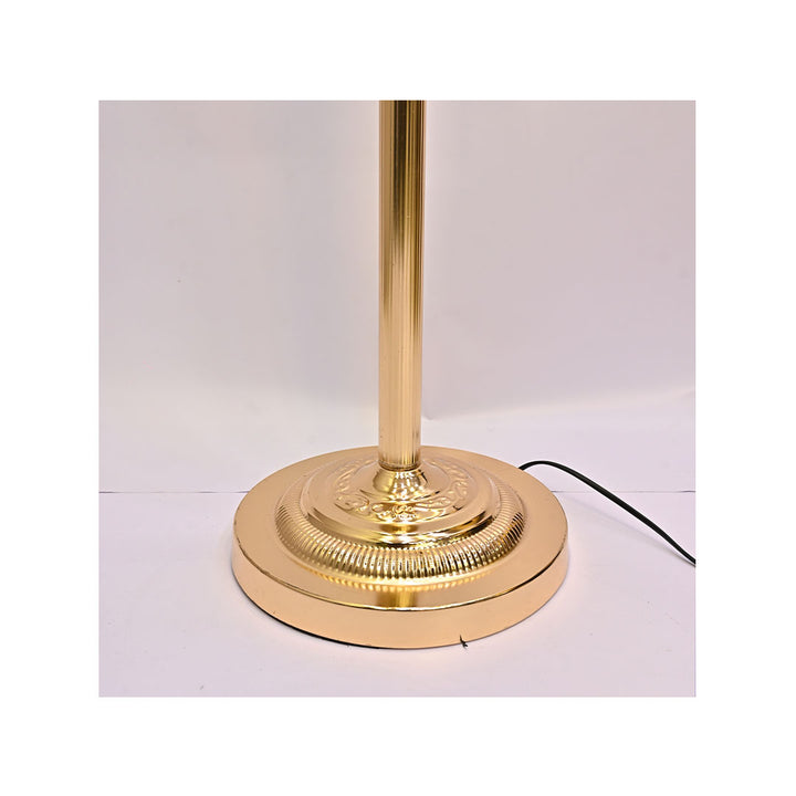 Obsidian  – Matte Rose gold  Black Floor Lamp