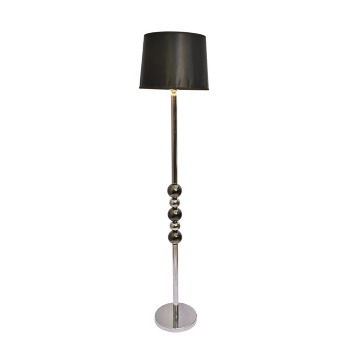 Shadow Forge – Black Metallic Floor Lamp