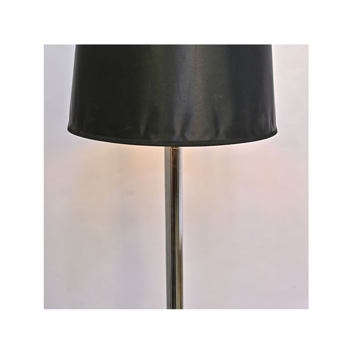Shadow Forge – Black Metallic Floor Lamp