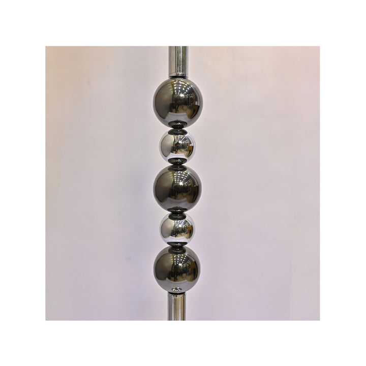 Shadow Forge – Black Metallic Floor Lamp